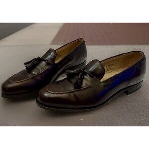 Johnston & Murphy Heritage 1890 Tassel Loafers 11 C/A Oxblood USA Old Money